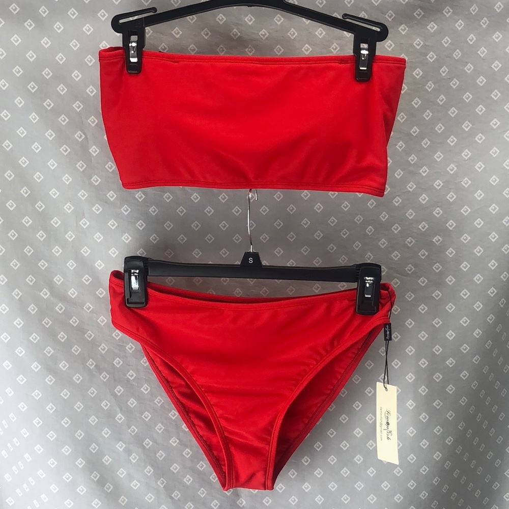 Lemonfish Red Bikini Set